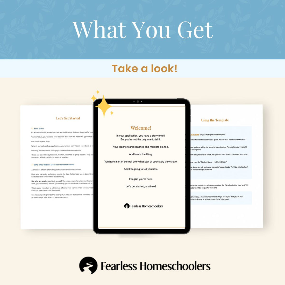 Homeschool to College Letter of Recommendation Toolkit Samples