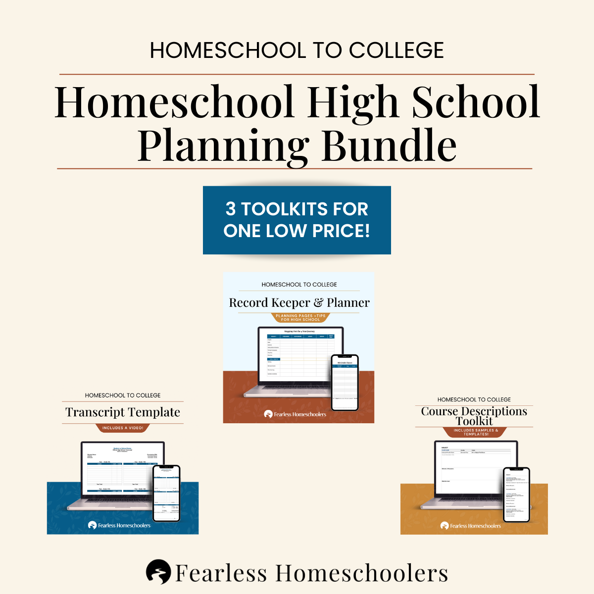 Homeschool High School Planning Bundle