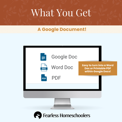 Homeschool Record Keeper &amp; Planner for Co-ops Google Docs