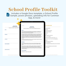 Load image into Gallery viewer, Homeschool to College: School Profile Toolkit
